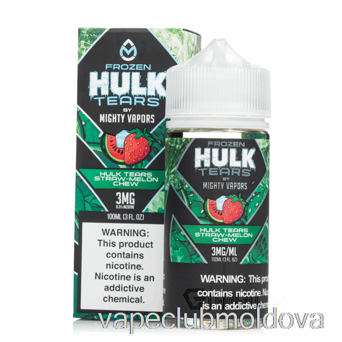Vape Mod Frozen Hulk Tears Chew Pepene Galben - Lacrimi Hulk - 100ml 3mg